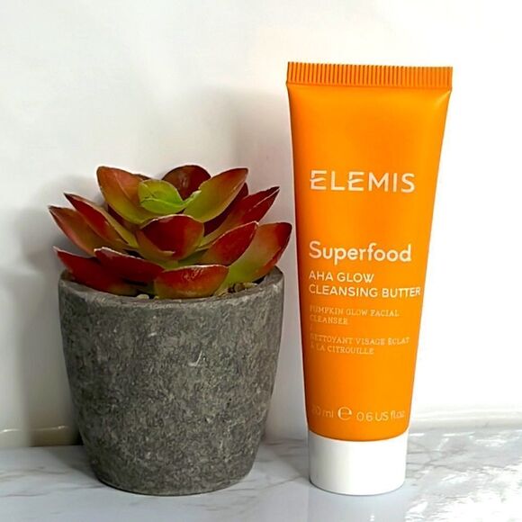 $10🌟 ELEMIS SUPERFOOD AHA GLOW CLEANSING BUTTER - Picture 1 of 3